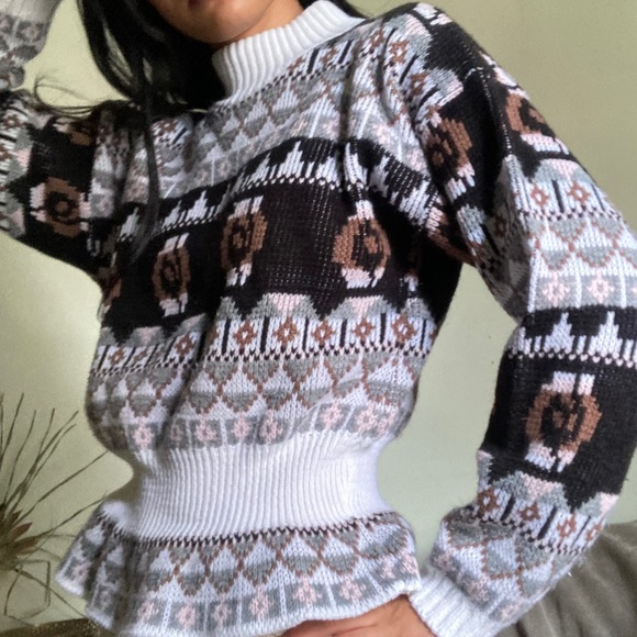 Vintage winter sweater - Picture 6 of 8